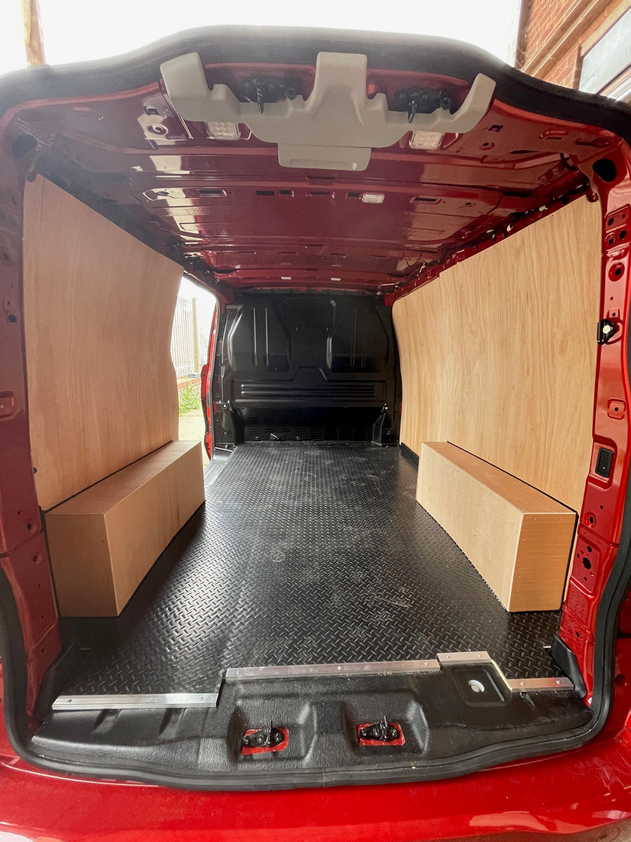 Ford Transit Custom 2023 Onwards L1 Ply Lining Kit With Black Rubber M ford-transit-custom-2023-onwards-l1-ply-lining-kit-with-black-rubber-m