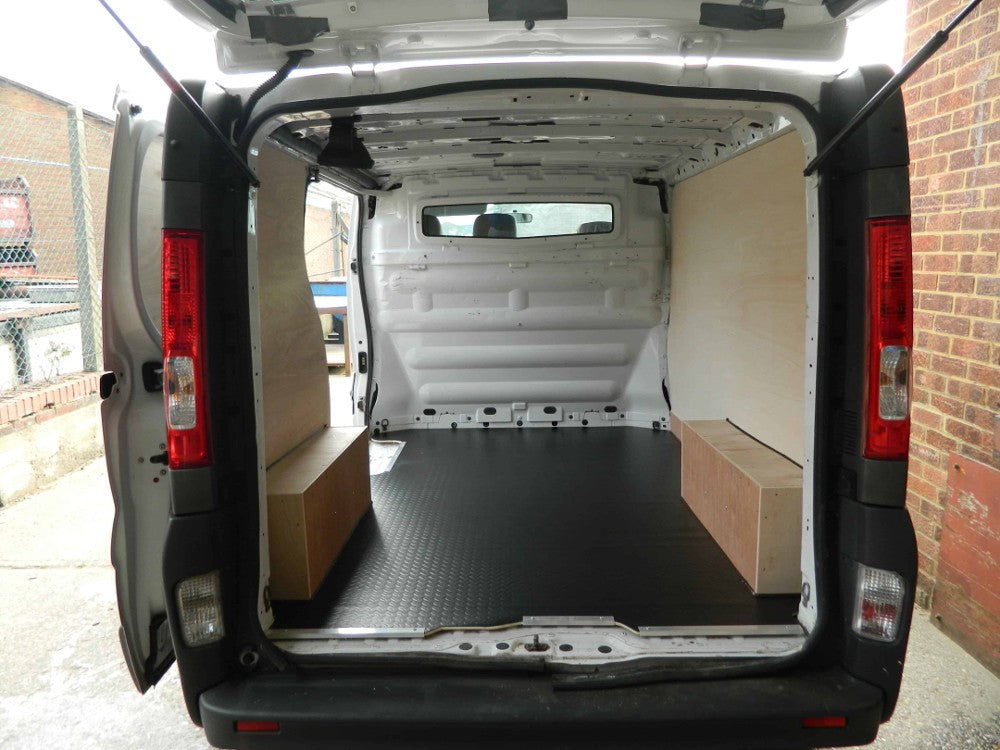 Vauxhall Movano L4 H2/H3 2022 onwards Ply Lining Kit with Black Rubber