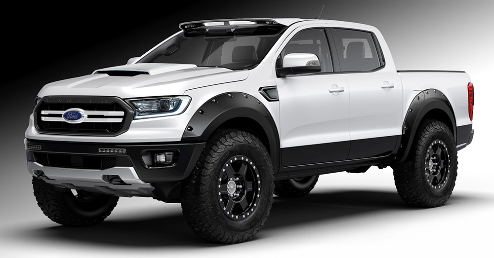 Ford Ranger Double Cab 2019 Onwards 12mm Hexa Grip 3 Drawer & Work Bench System