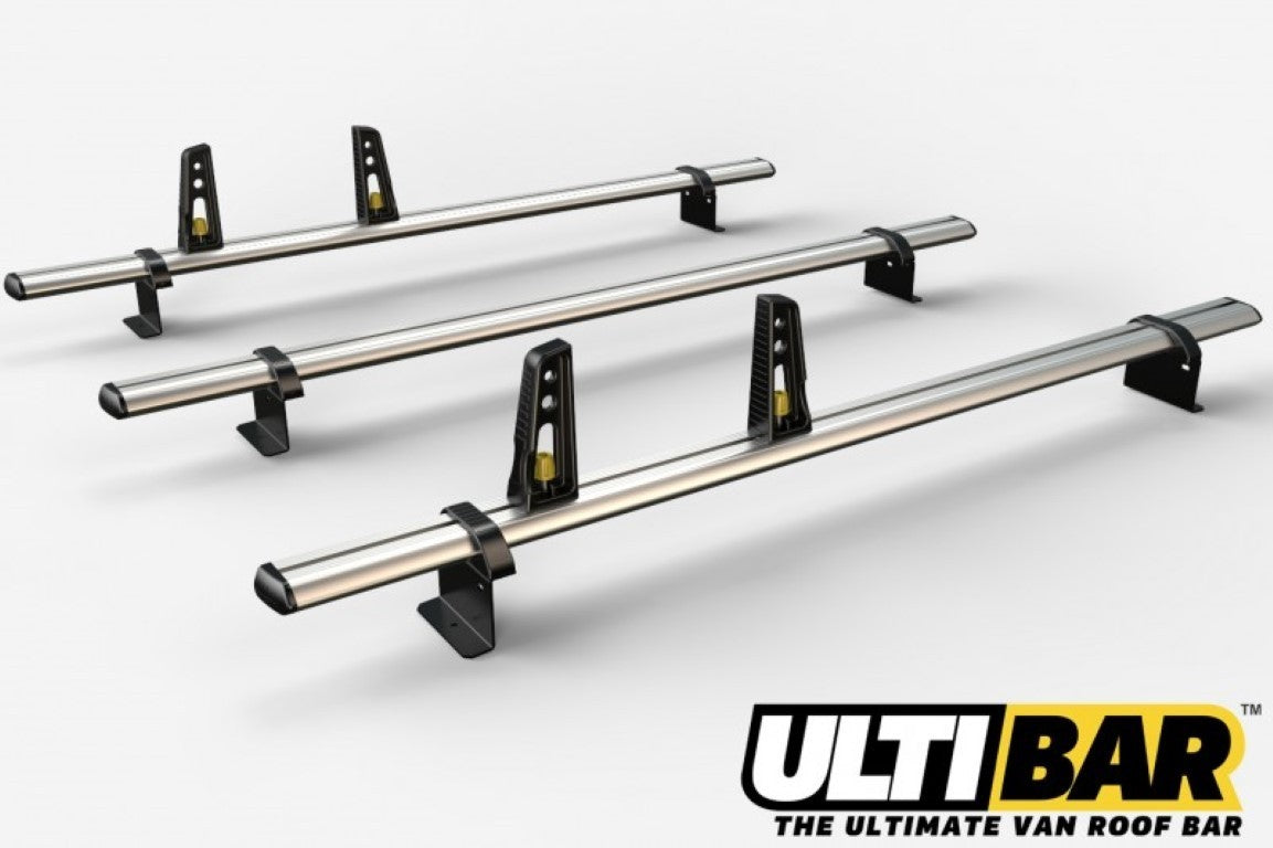 Ford Transit Custom 2023 Onwards L2 H1 Van Guard 3 x ULTI Roof Bars, V ...