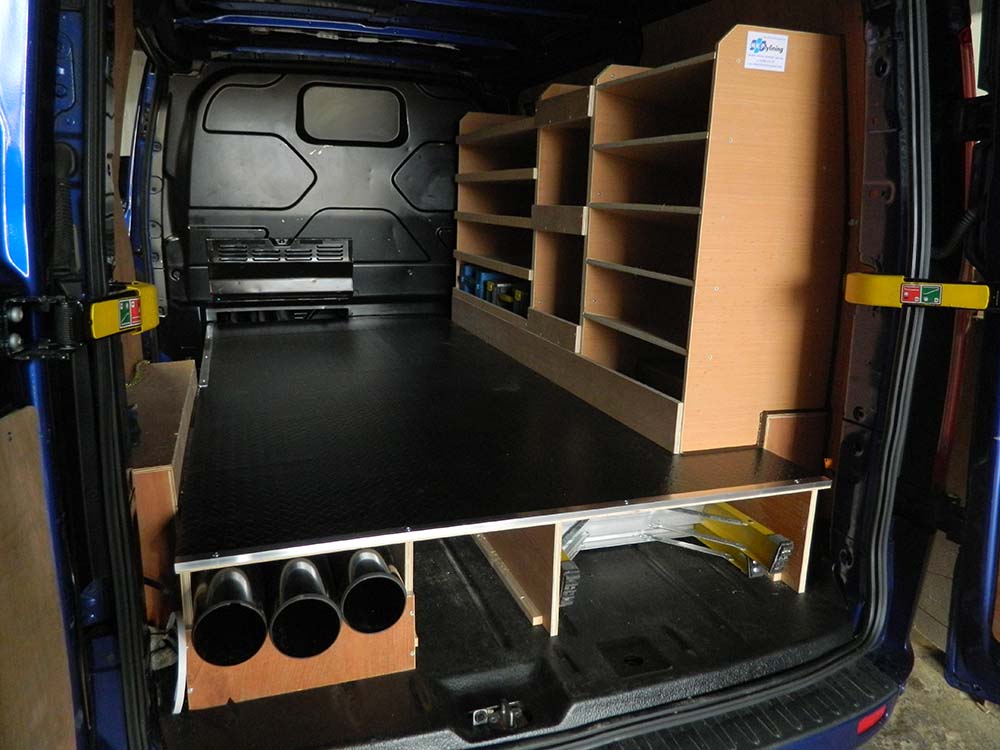 MK Ply Lining Kits for Vans Wooden Van Racking Systems UK MK PLYLINING