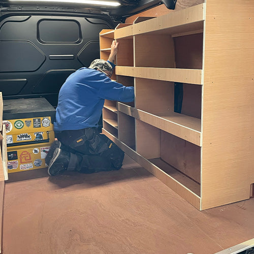 Wooden Van Racking – MK PLYLINING