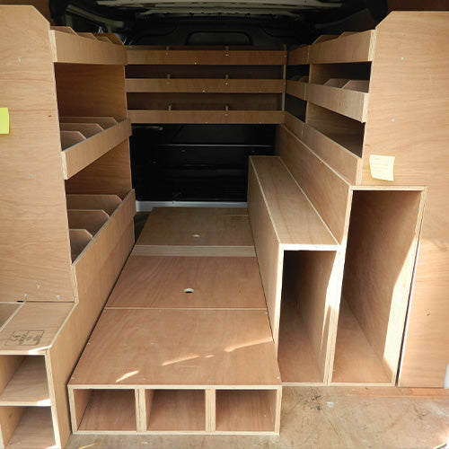 Wooden Van Racking – MK PLYLINING