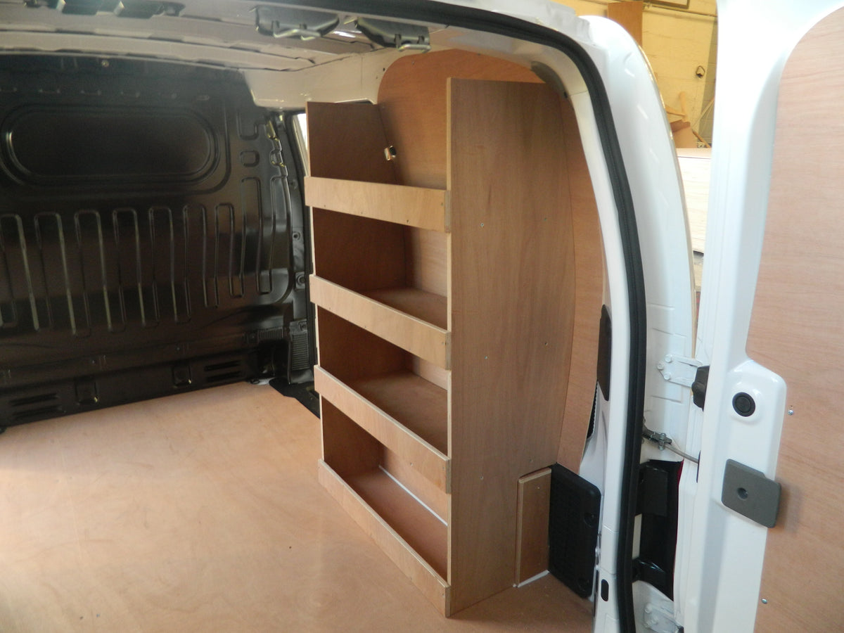 Nv200 Tool Rack Nissan NV200 2009 Onwards Driver Side Open 3 Shelved Plywood Rack, PR1 ...
