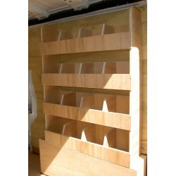 Driver Side 16 Compartment SWB Ply Racking PR514